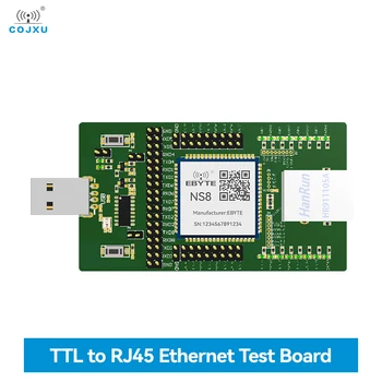 Sērijas Ports Ethernet Modulis COJXU NS8-TB TTL Līmenī, lai RJ45 Ethernet 8 Sērijas Ostās URAT Modbus TCP, lai RTU MQTT Testa Valde