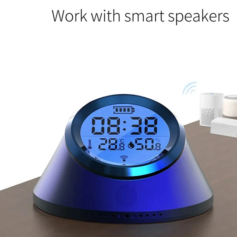 Tuya Zigbee Smart Temperatūras, Mitruma Sensoru, Pulksteni, Istabas Termometrs Ar LCD Displeju, Lai Google Home Smart Dzīve2