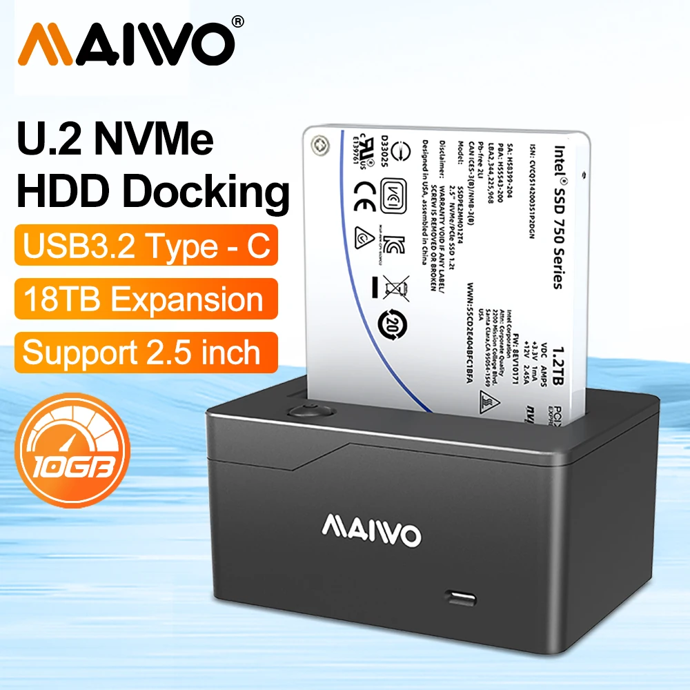 MAIWO U. 2 SSD Solid State Drive Lasījumā Bāzes 2,5 collu Ārējās Darbvirsmas Notebook Tipa c Cieto Disku Kamerā 10Gbps Pārvades0