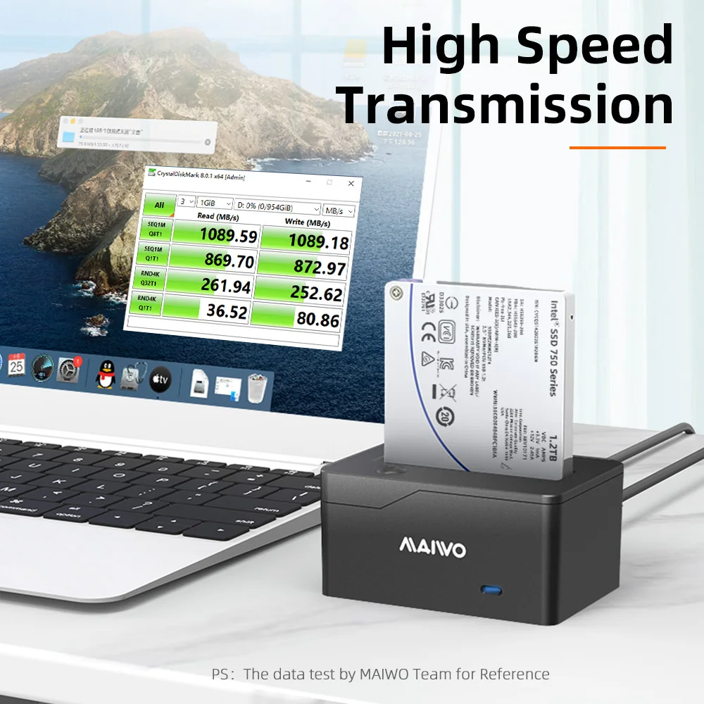 MAIWO U. 2 SSD Solid State Drive Lasījumā Bāzes 2,5 collu Ārējās Darbvirsmas Notebook Tipa c Cieto Disku Kamerā 10Gbps Pārvades1