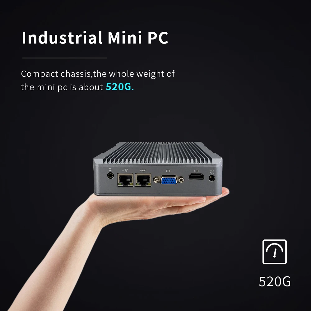 Atbalsta WIFI/BT dual display port hdm1 vga quad-core CPU lētu cenu, fanless rūpniecības mini pc kīn kaste2