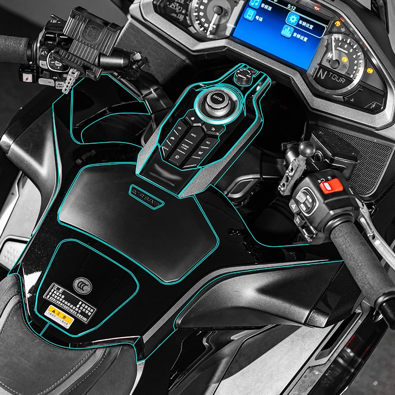 Izmanto HONDA GOLDWING1800 Motociklu Pilnu Krāsu Aizsardzības Plēves Velosipēdu Aksesuāri Caurspīdīgu Krāsu Daļas Platība Uzlīmju Komplekti4