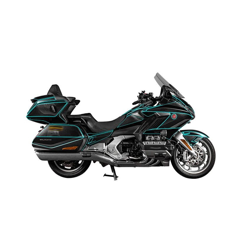 Izmanto HONDA GOLDWING1800 Motociklu Pilnu Krāsu Aizsardzības Plēves Velosipēdu Aksesuāri Caurspīdīgu Krāsu Daļas Platība Uzlīmju Komplekti5