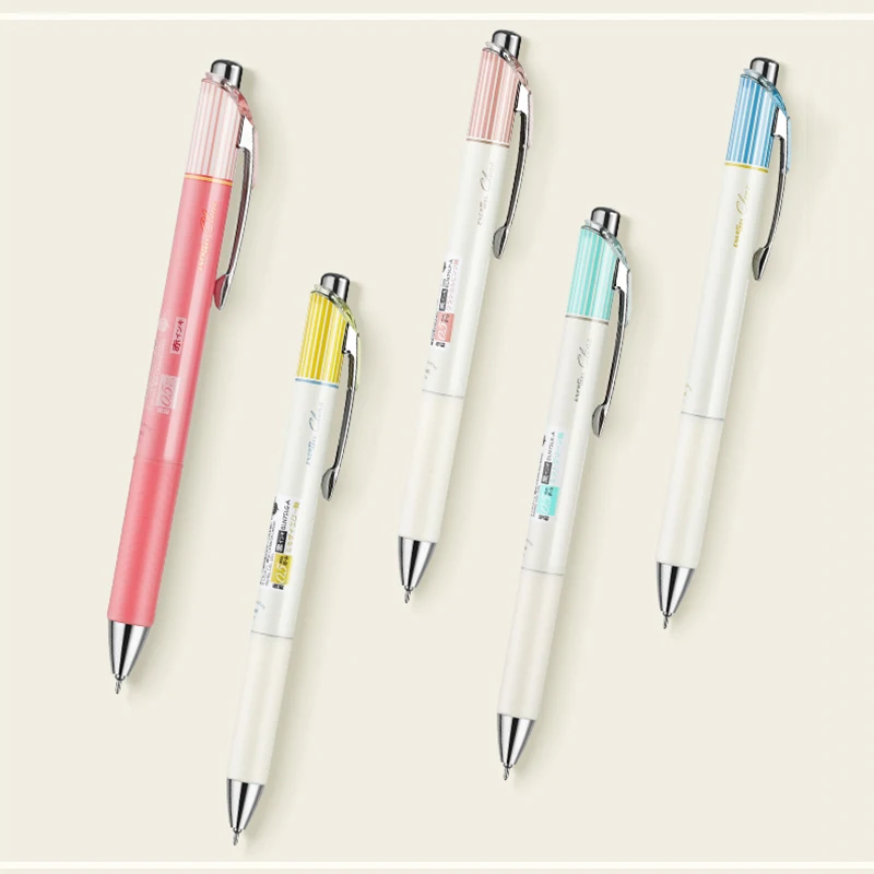 Pentel Limited Edition Gēla Pildspalva BLN75 ENERGEL Melnu Tinti 0.5 mm Rakstot Punkts Gudrs Students Piegādes Japāņu Kancelejas preces0