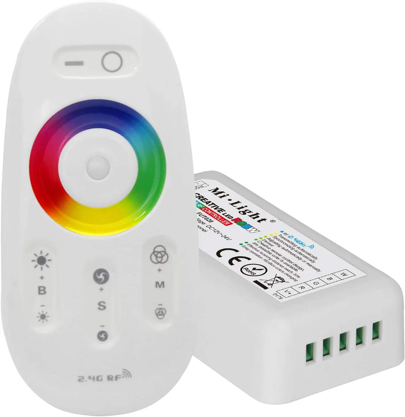 aipintech led rgbw kontrolieris 12-24v 2.4 g rf tālvadības rgbw krāsu lentes gaismas smartlife app led kontrolieris wifi3
