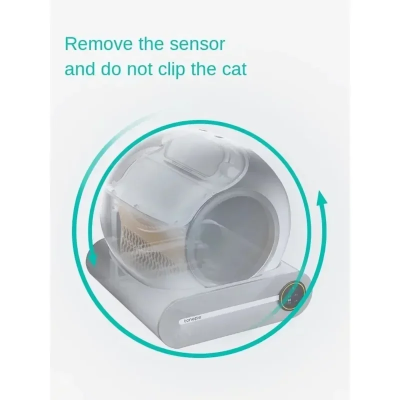 Mājas App Kontroles Pet Tualetes Renes Jonu Dezodorants Smart Produktiem, Automātiskā Smart Kaķu Pakaiši Kastē 65L Mazo mājdzīvnieku Piederumi3