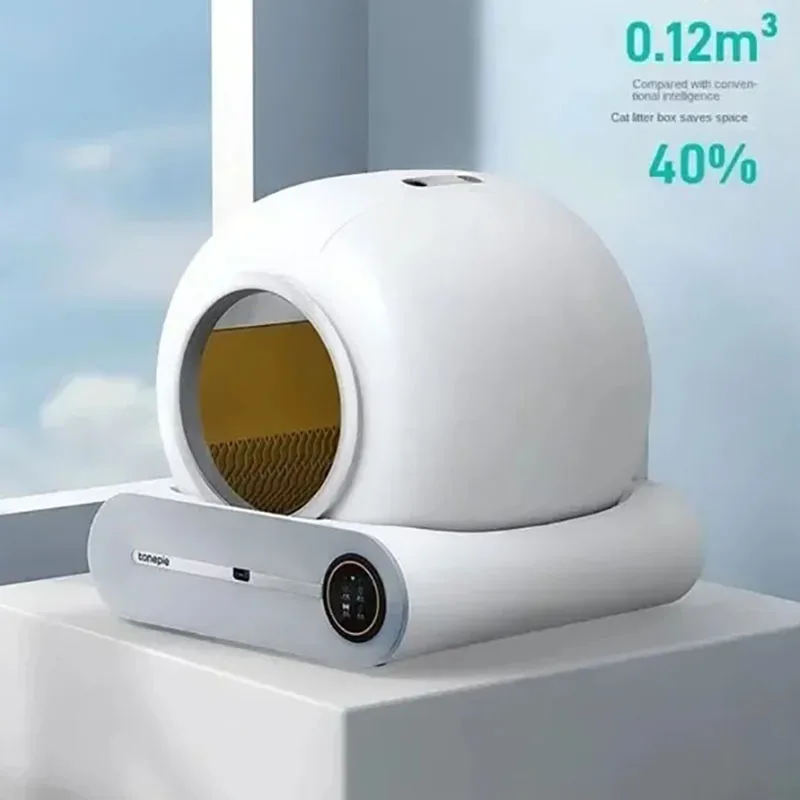 Mājas App Kontroles Pet Tualetes Renes Jonu Dezodorants Smart Produktiem, Automātiskā Smart Kaķu Pakaiši Kastē 65L Mazo mājdzīvnieku Piederumi4