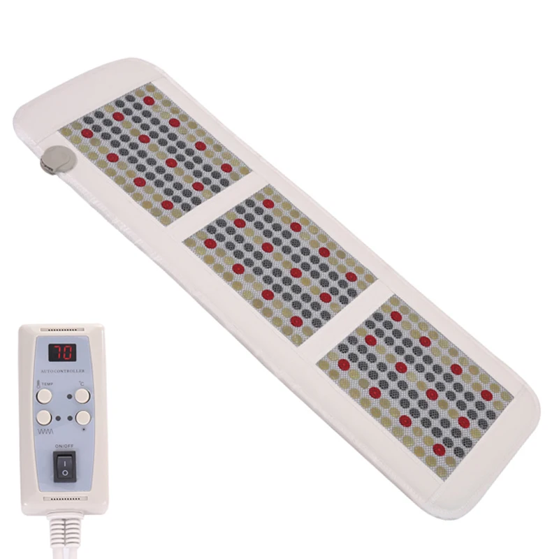 Korejas kvalitātes VLF veselības matrača jade turmalīna LED gaismas fotonu apkures fizioterapija mat EGLE akmens PEMF mat 220V0
