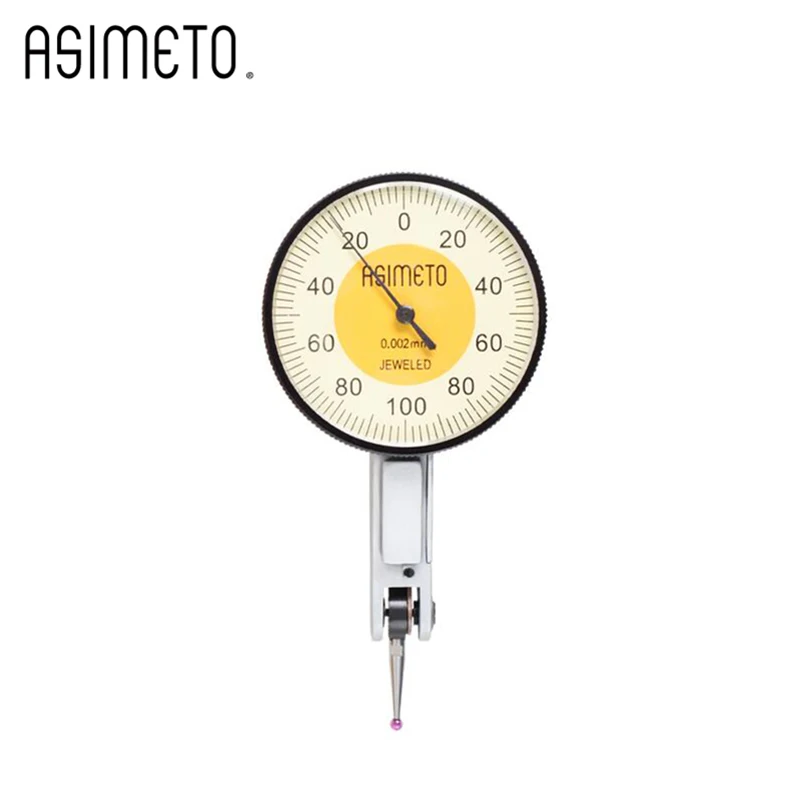 Vācijas Asimeto Un sviru, skalu rādītāju 0-0.8 mm 0.01 mm sviru, skalu rādītāju skala rādītājs1
