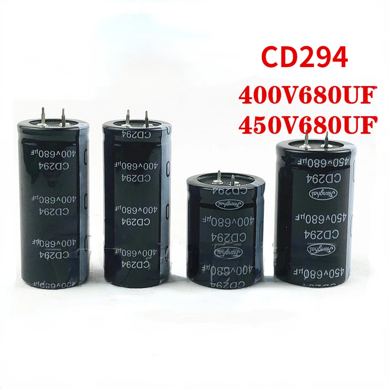 (1gb)CD294 680uF400V680UF Jianghai kondensators 450V680UF pavisam jaunu oriģinālu alumīnija elektrolītisko capacitor30*50 35*40*55*60*70mm0