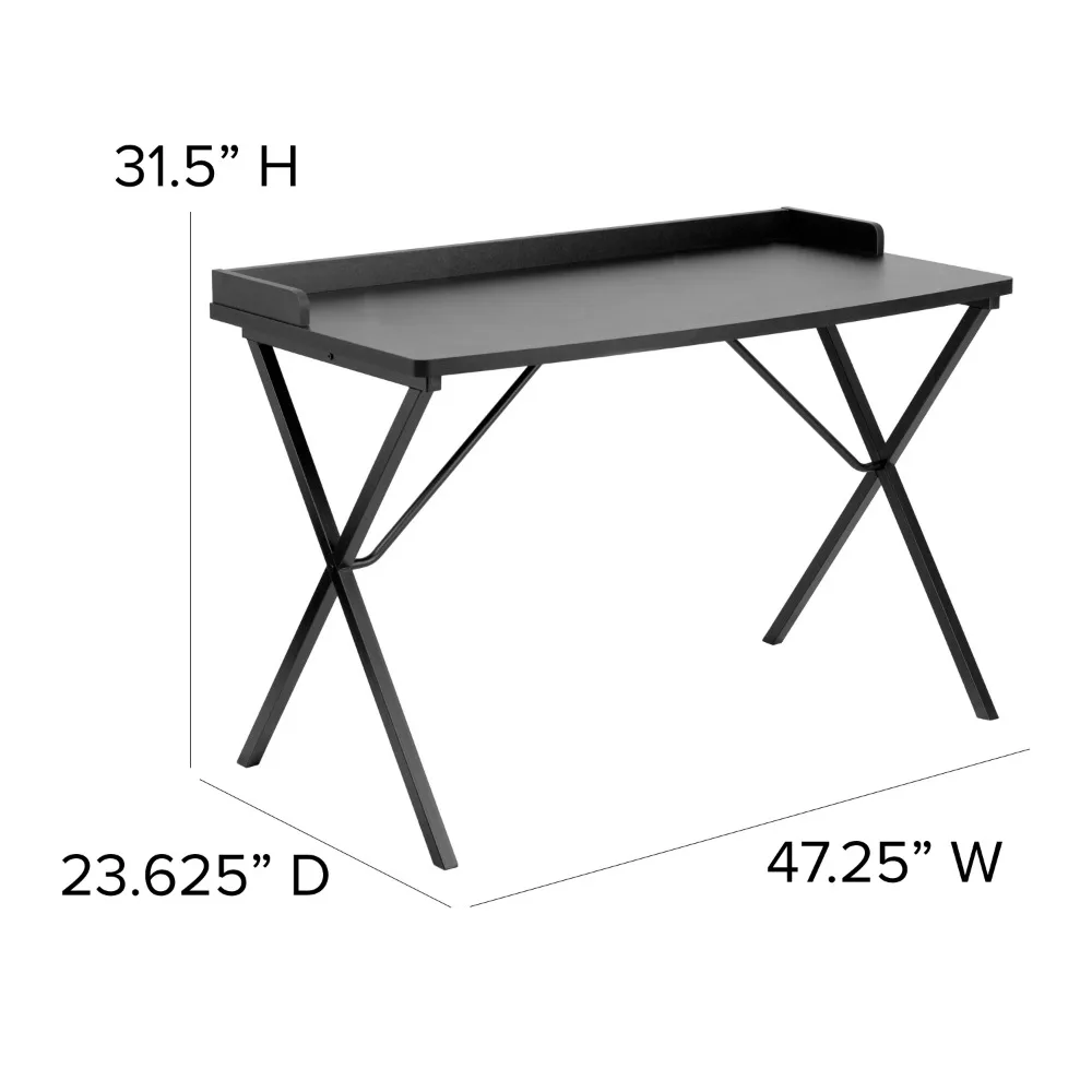 Melna Galda Datoru, klēpjdatoru pastāvīgā galda, mesa para computador,23.62 x 47.25 x 31.50 Collas3