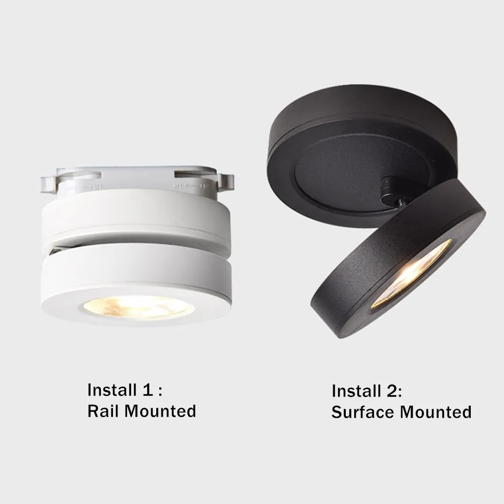 Slim Griestu Lampa LED Track Gaismas Salokāms 360 Padziļinājumā Virsmas Prožektors 220V 5W 7W 3W Gaitenis Galerija Displejs Dzīves3