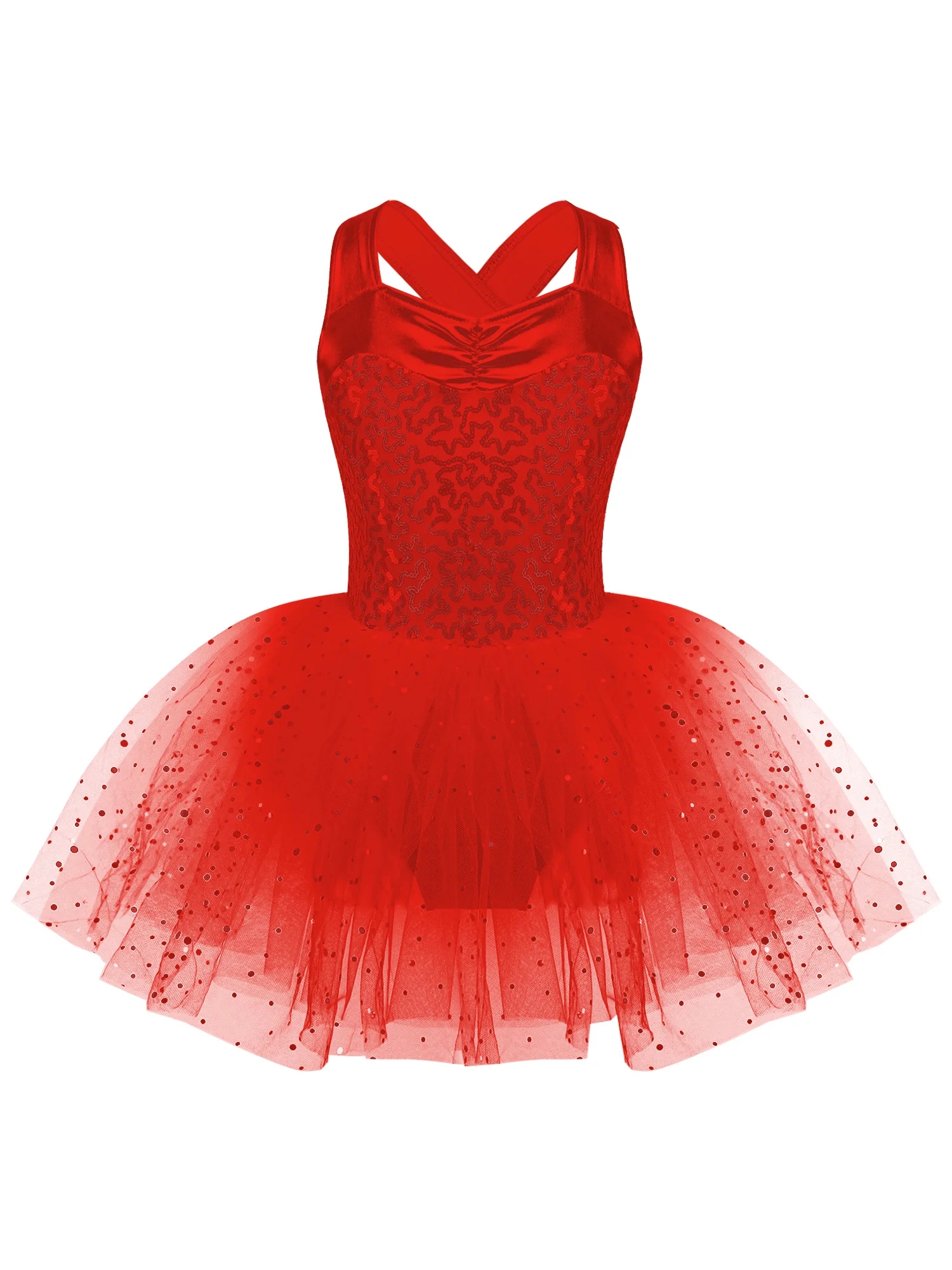 Baleta Kleitu Bērni Leotard Ballet Tutu Deju apģērbi Spīdīgi Vizuļi Vingrošana Leotard Meiteni Balerīna Darbības Kostīmi1