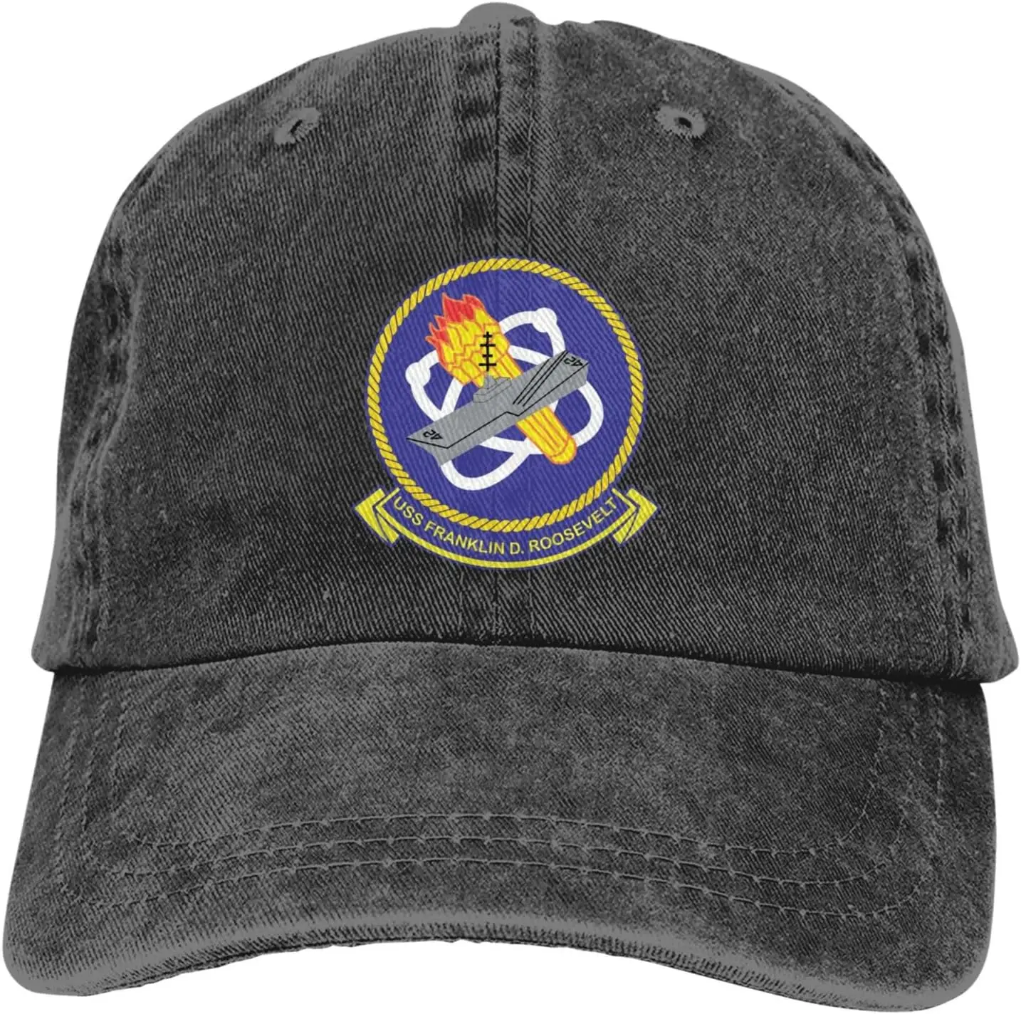 USS Franklin D. Roosevelt CV-42 Lidmašīnu Pārvadātājs Šoferis Cepuri-Beisbola cepure Mazgātas Kokvilnas Tētis Cepures jūras spēku Militārās Cepures5