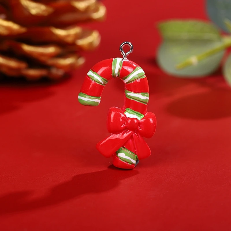 Ziemassvētku Kulons Mini Sveķu Rotājumi Ziemassvētku Rotājumi Auskari Rokassprādzes Kaklarotas pendan Miniatūras Sniegavīrs Santa1