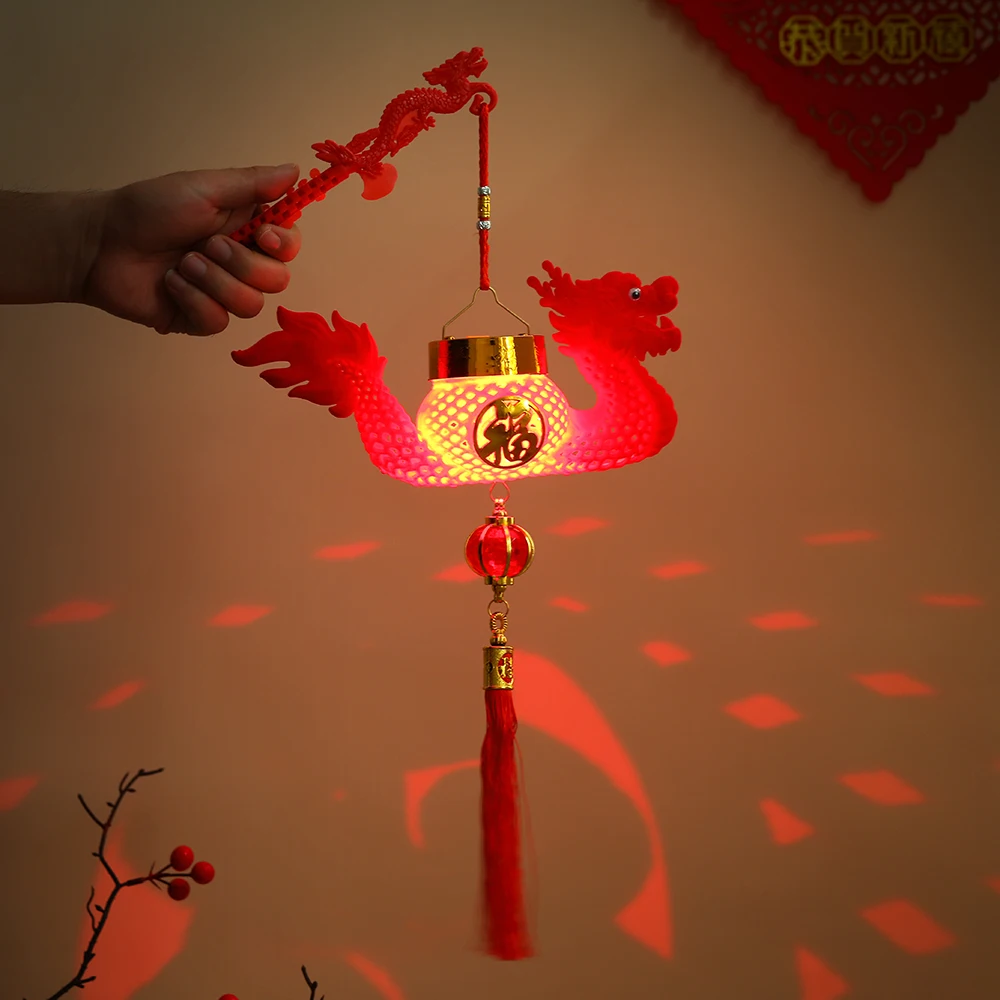 Pavasara Festivāls Red Dragon Laternu Roku Ķīniešu Jaunais Gads, Laternas, Gaiši Pavasara Svētki Jaunais Gads Puse Dekori Bērniem Dāvanas0