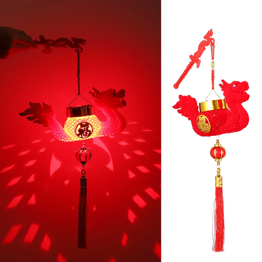 Pavasara Festivāls Red Dragon Laternu Roku Ķīniešu Jaunais Gads, Laternas, Gaiši Pavasara Svētki Jaunais Gads Puse Dekori Bērniem Dāvanas1