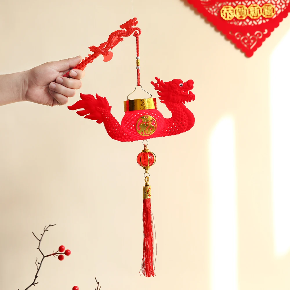 Pavasara Festivāls Red Dragon Laternu Roku Ķīniešu Jaunais Gads, Laternas, Gaiši Pavasara Svētki Jaunais Gads Puse Dekori Bērniem Dāvanas4