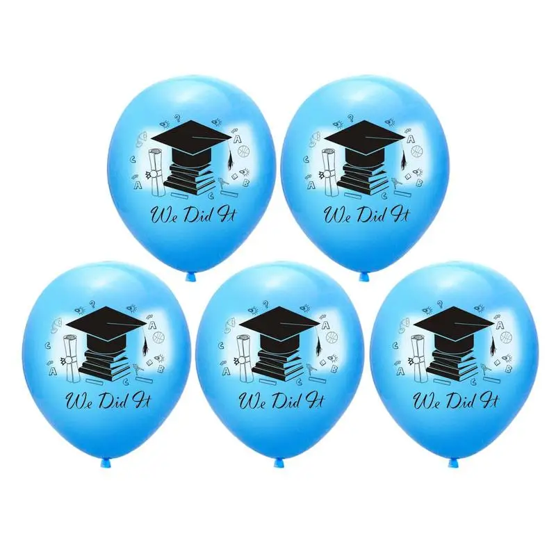 Izlaiduma Apsveicu Balonu 5gab Mēs To 12inch Lateksa Baloni Izlaidums Puse dod priekšroku Rotājumi Vidusskola Universitāte0