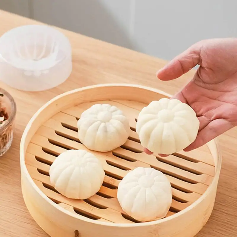 Ķīnas Baozi Veidnē Mīklas Pīrāgs Klimpu Maker Tvaicētiem Pildījumu Bun Pieņemšanas Pelējuma Bun Veidotājiem Virtuves Sīkrīkus Maizes Mīklas Rīks1