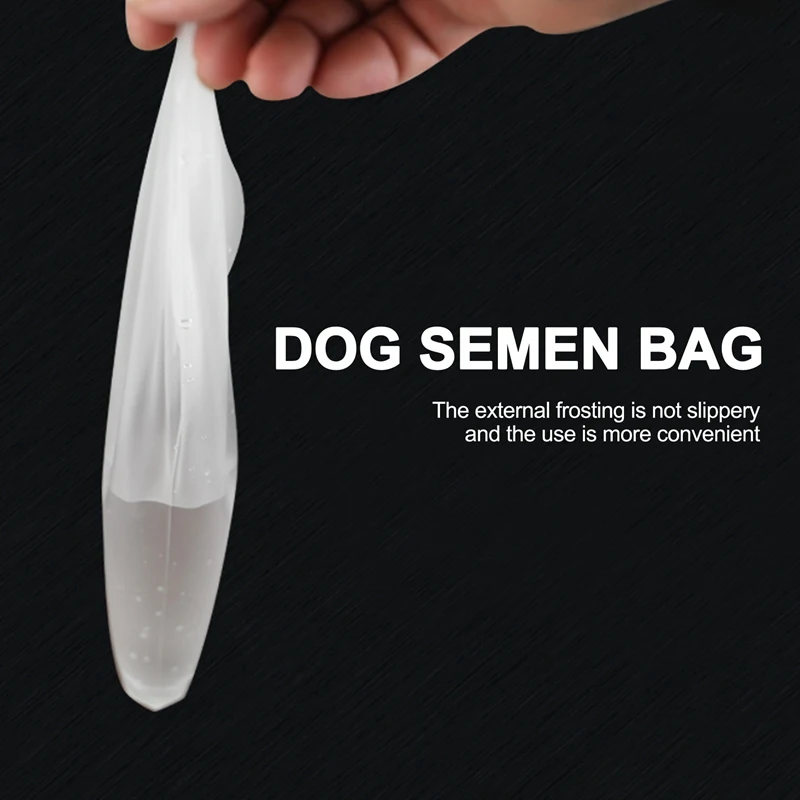 100GAB Suns Spermas Savākšanas Maisiņi Spermas Savākt Somas Plastmasas Vienreizējās lietošanas Pet Mājdzīvniekiem, Suņiem, Klīnikas Aprīkojums Mākslīgā2