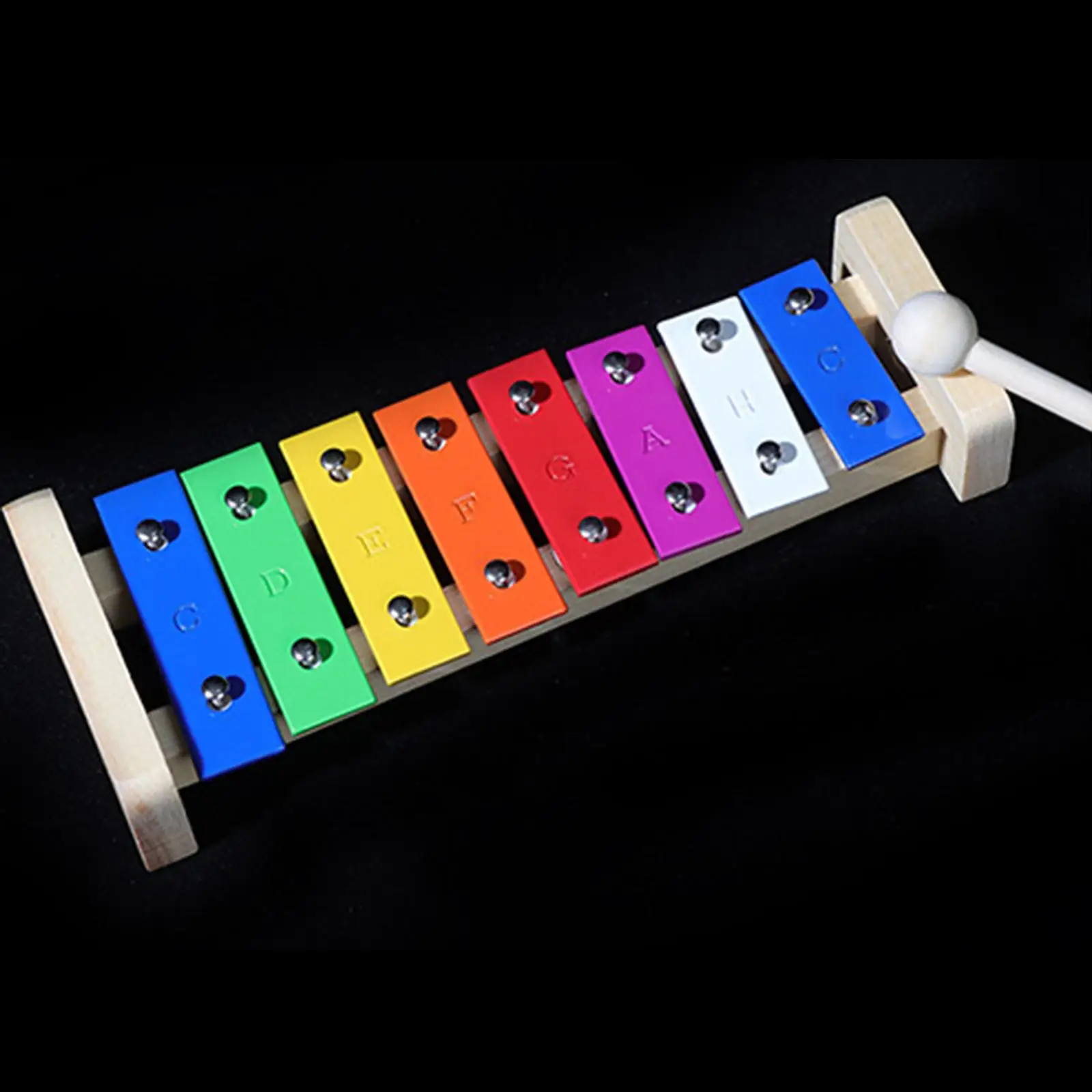 8 Svari Xylophone Apgaismības Muzikālā Rotaļlieta Band Spēlētāji Bērniem un Pieaugušajiem2