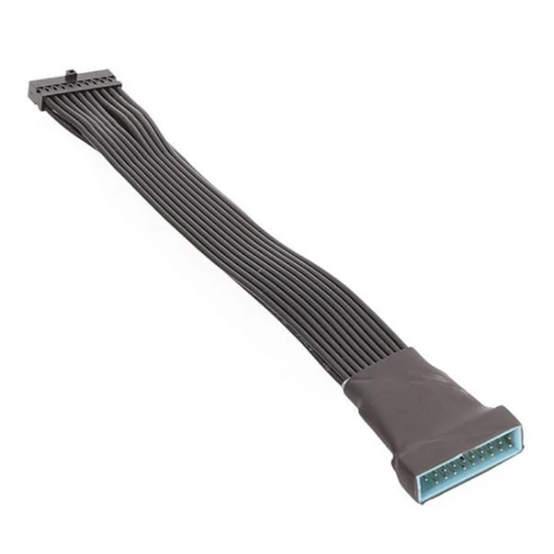 JAUNS-2gab Mazo Mini USB 3.0 19/20Pin Iekšējā Pagarināšanu Galvenes Adaptera Kabelis USB 20Pin pagarinātāja Par Mātesplati 15Cm5
