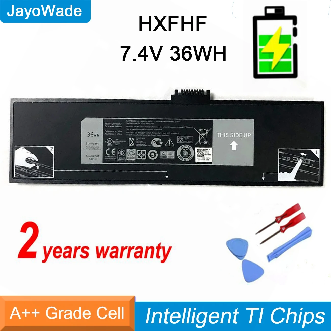Augstas Kvalitātes HXFHF Klēpjdatoru Akumulatoru Vieta 11 Pro (7130) 11 Pro (7139. Lpp.) 11 7310 Pro HXFHF VJF0X 7.4 V 36WH HXFHF Notebook Battery0