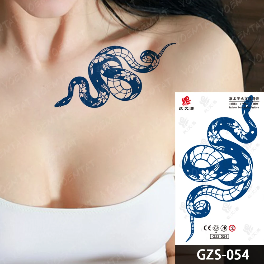 Tonējoša Ķīnas Dragon Phoenix Ūdensnecaurlaidīgus Pagaidu Tetovējumu Uzlīmes, Sula, Tinte, Kas Ilgst Tetovējums, Body Art Viltus Tatto Sievietes Vīrieši2