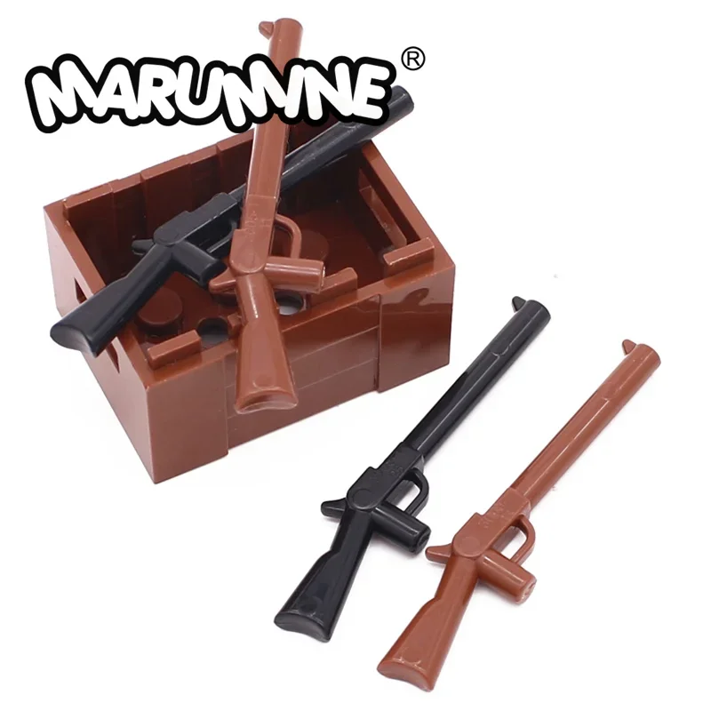 Marumine Apkopot Daļiņu 30141 Šautene Mini Gun Ķieģeļu, Celtniecības Bloku Komplekts Ar Maināmiem Daļa Militārās Iekārtas, Bērnu Rotaļlietas, Dāvanu0