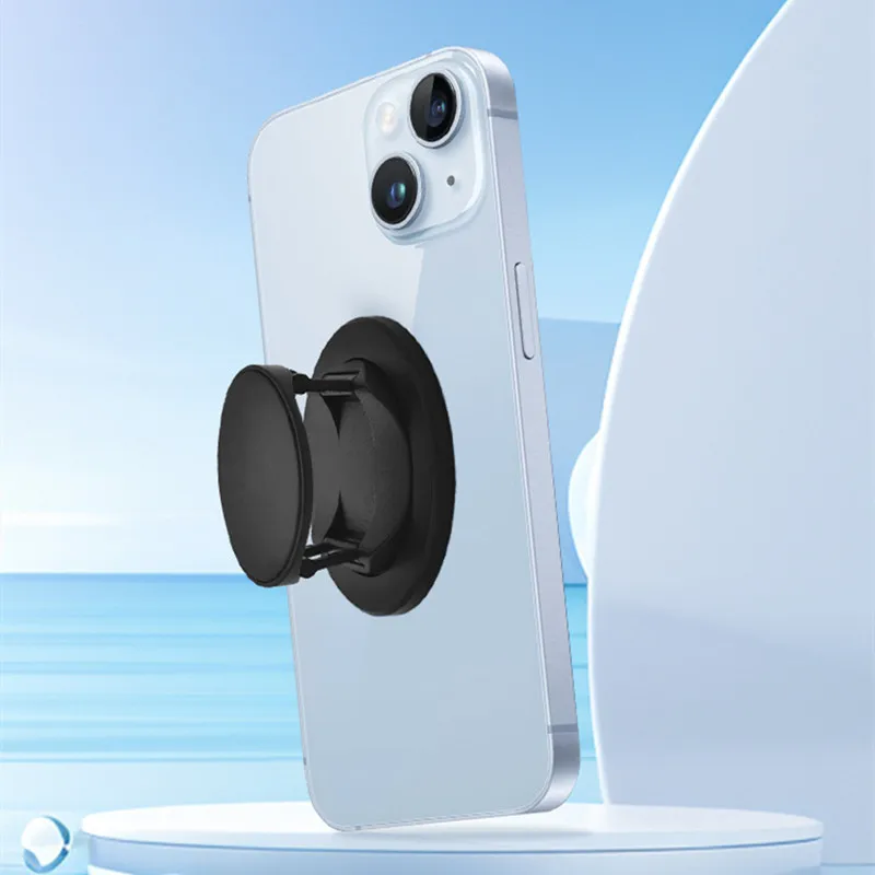 Salokāma Magnētisko Tālruņa turētājs iPhone 15 14 13 12 Pro Max Magsafe Soporte Para Celular Macsafe Stāvēt Rokturis Atbalsta Šūpuļa2