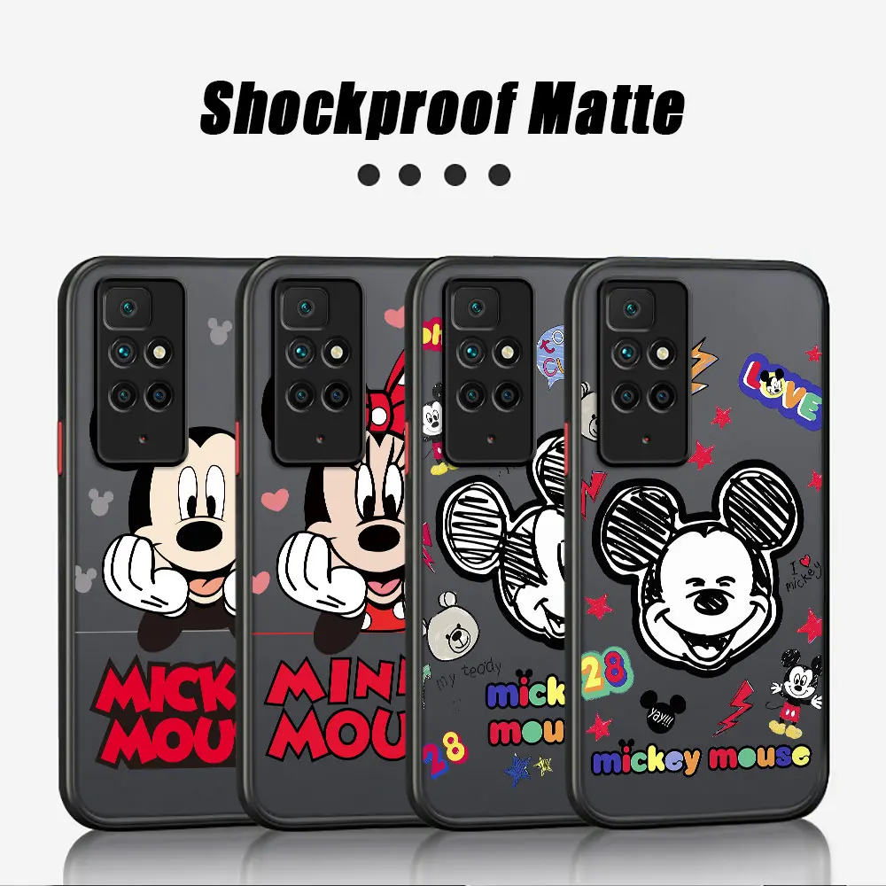 Disney Mickey Minnie Mouse Luksusa Tālruņu Gadījumā Redmi 12.C 10.C A2 10 12 5G 9.A K40 Pro A1 9.C 9T 9 Shell Silikona Vāciņu1