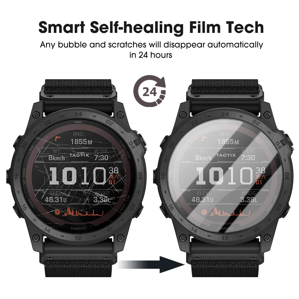 1/5PCS Rūdīta Stikla Garmin Tactix 7 AMOLED Smartwatch Ultra Clear Screen Protector Anti Scratch Aizsargājošu Stikla Vāks1