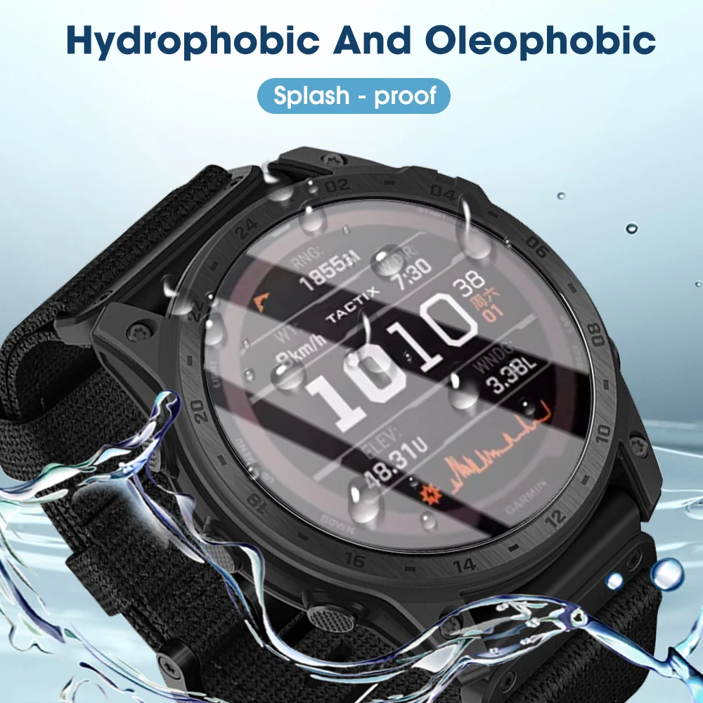 1/5PCS Rūdīta Stikla Garmin Tactix 7 AMOLED Smartwatch Ultra Clear Screen Protector Anti Scratch Aizsargājošu Stikla Vāks2