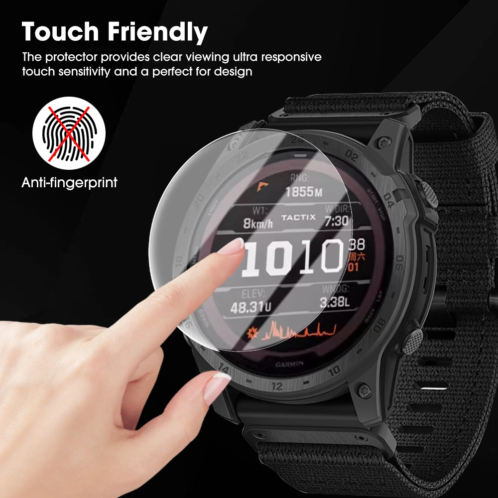 1/5PCS Rūdīta Stikla Garmin Tactix 7 AMOLED Smartwatch Ultra Clear Screen Protector Anti Scratch Aizsargājošu Stikla Vāks3