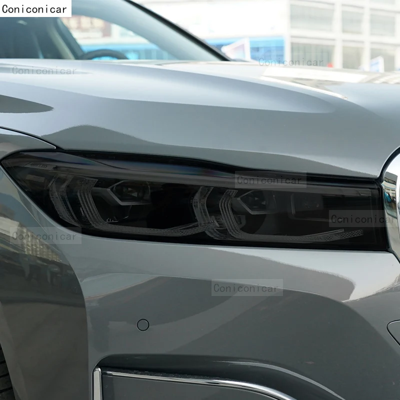 BMW 7 Sērijas Usc-11 G12 2019-2022 Auto Lukturu Tonējums Kūpinātas Melnā seguma Plēves Aizsardzībai Piederumi Uzlīmes PPFfilm4
