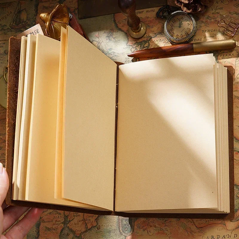 Ādas Grāmatiņa Vintage Dienasgrāmata Grāmatiņa Radošā Grāmatiņa Paštaisītas Zīmējumu Grāmatas Pātagot Grāmata4