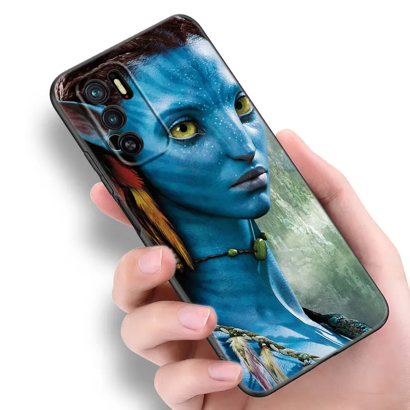 Avatar Filmu Phone Gadījumā Xiaomi Redmi Piezīme 10 11 11S 12 4G 8 9 11E 11T Pro Plus 10T 5G 8T 9S 10S 12S Melns Silikona Vāciņš4