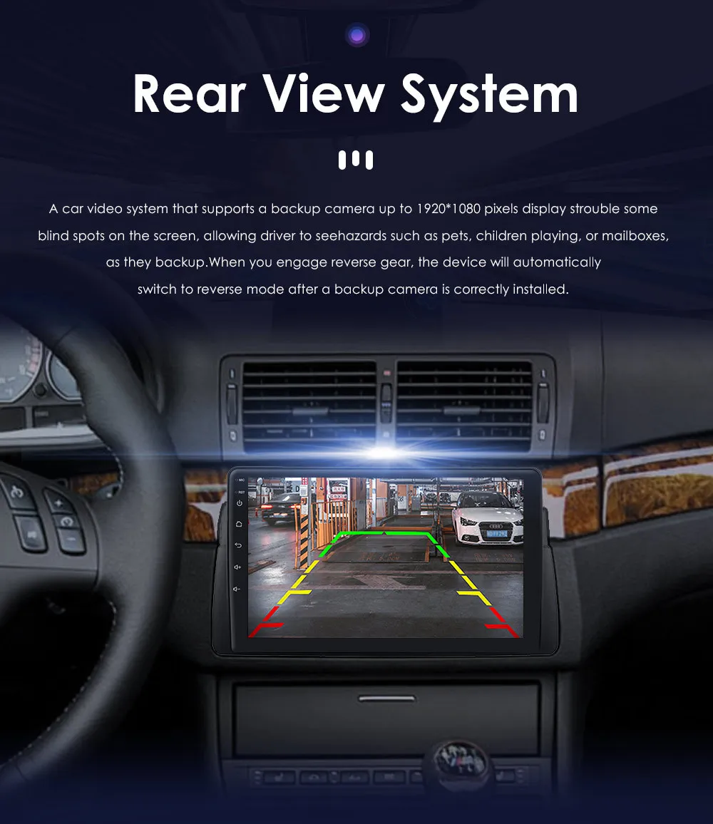 Android Navigācijas ir piemērots 99-05 BMW E46 universāls rāmi automašīnas centrālo kontroles Bluetooth Navigator mašīna1