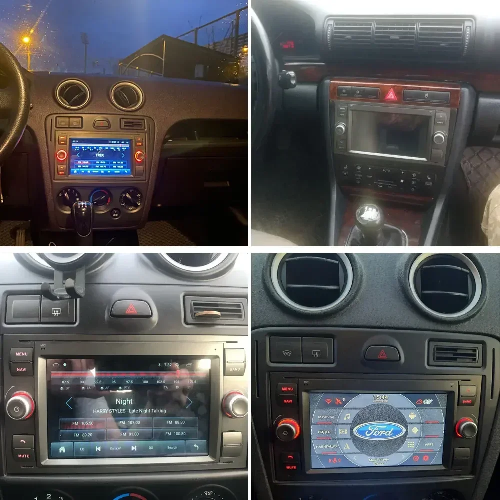 CHSTEK Android 13 Automašīnas Radio Carplay Navigācija, Stereo Ford Focus S-Max un C-Max, Mondeo Galaxy Savienojumu Fiesta 2003-2011 Sar+3