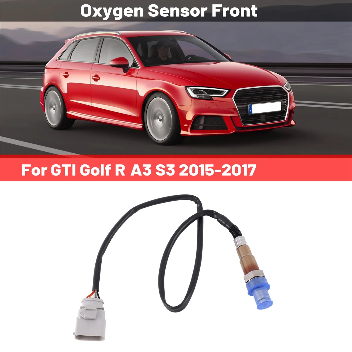 0258027229 0258027215 Auto Skābekļa Sensors Priekšējā VW Golf GTI R Audi A3 S3 2015-2017 TT 2.0 L L4 8V0906262D3