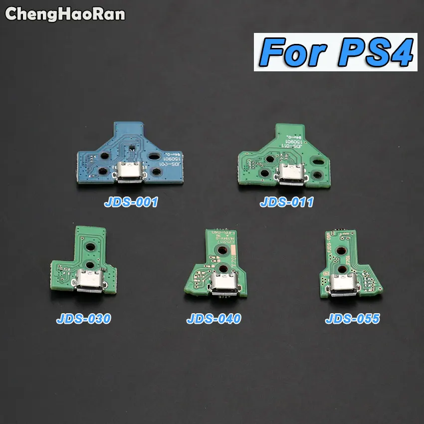ChengHaoRan JDS-011 JDS-030 JDS-040 JDS-055 USB Uzlādes Ostas Valde ar Flex Kabelis Par PS4 PRO Slim Kontrolieris Remonta Daļas0