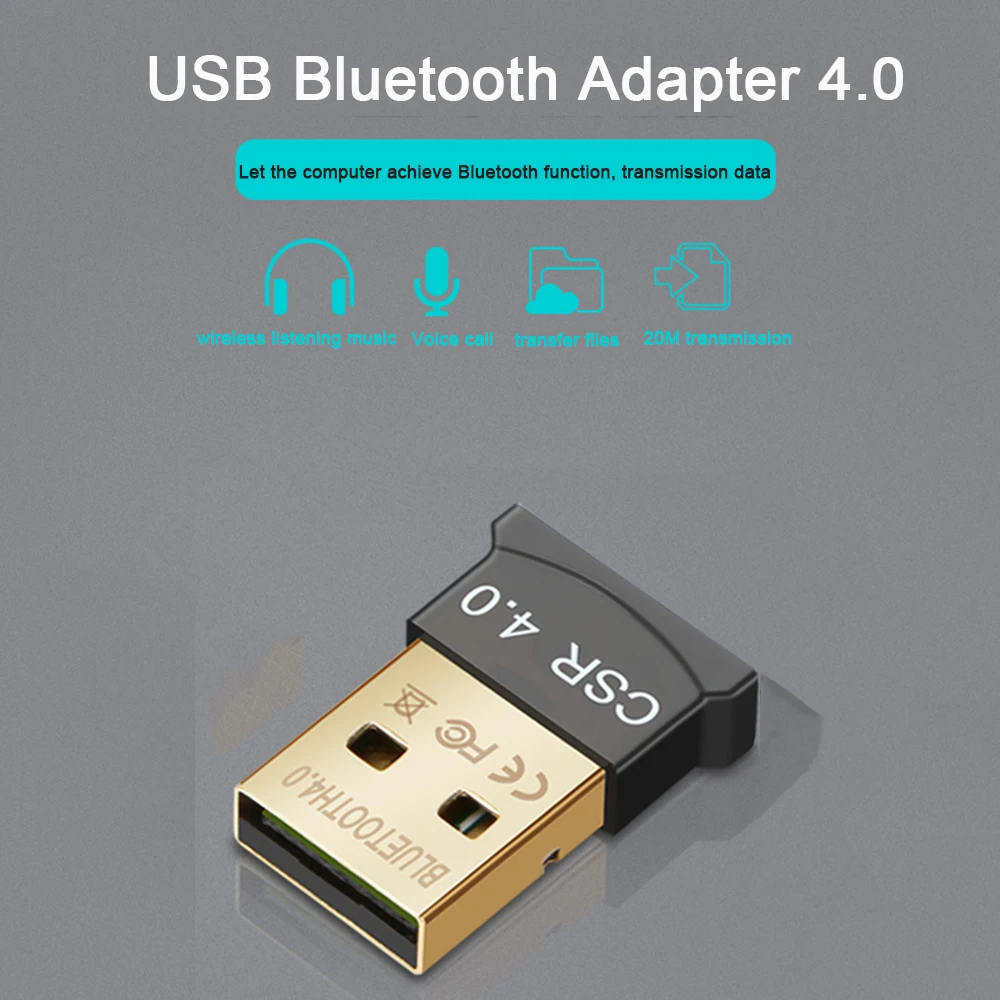 Bluetooth-savietojams Adapteris V4.0 KSA Bezvadu Mini USB Dongle 4.0 Raidītāju Datora, DATORU, Klēpjdatoru Win XP Vista7/ 8/100