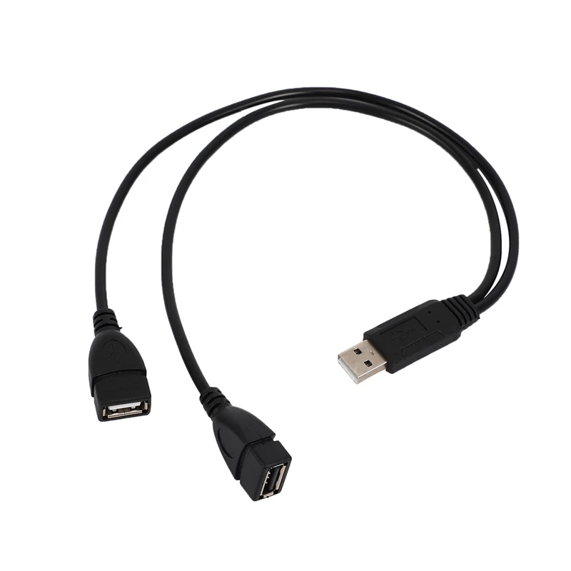 4X USB 2.0 Vīrietis Auf 2 Dual USB Female Ligzda Y Sadalītāja Verteiler Adapteris Kabel0