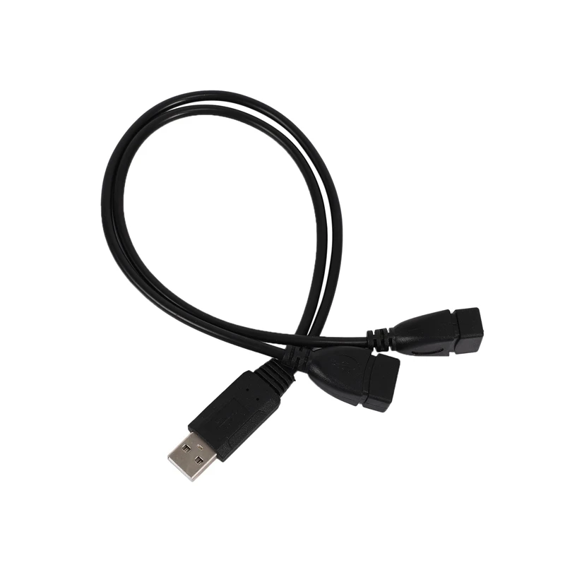4X USB 2.0 Vīrietis Auf 2 Dual USB Female Ligzda Y Sadalītāja Verteiler Adapteris Kabel1