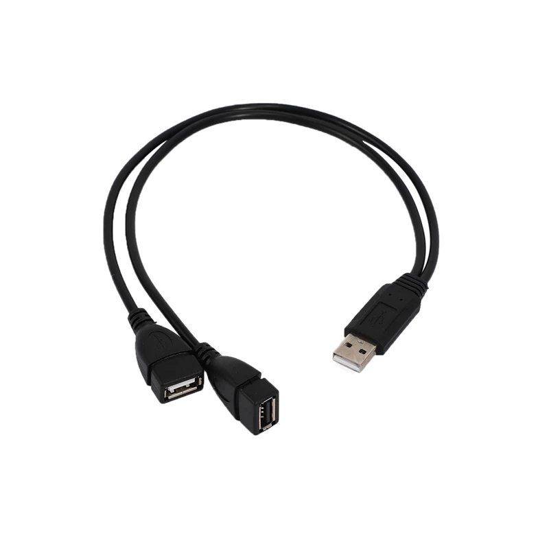 4X USB 2.0 Vīrietis Auf 2 Dual USB Female Ligzda Y Sadalītāja Verteiler Adapteris Kabel2