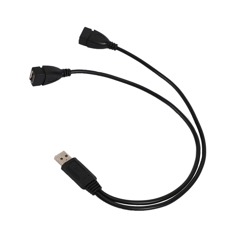 4X USB 2.0 Vīrietis Auf 2 Dual USB Female Ligzda Y Sadalītāja Verteiler Adapteris Kabel4