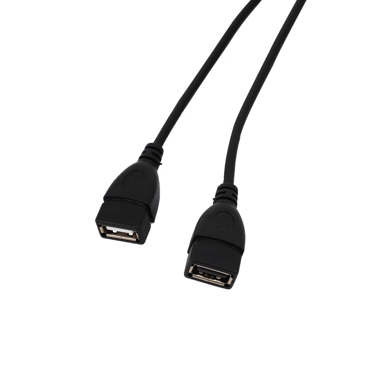 4X USB 2.0 Vīrietis Auf 2 Dual USB Female Ligzda Y Sadalītāja Verteiler Adapteris Kabel5