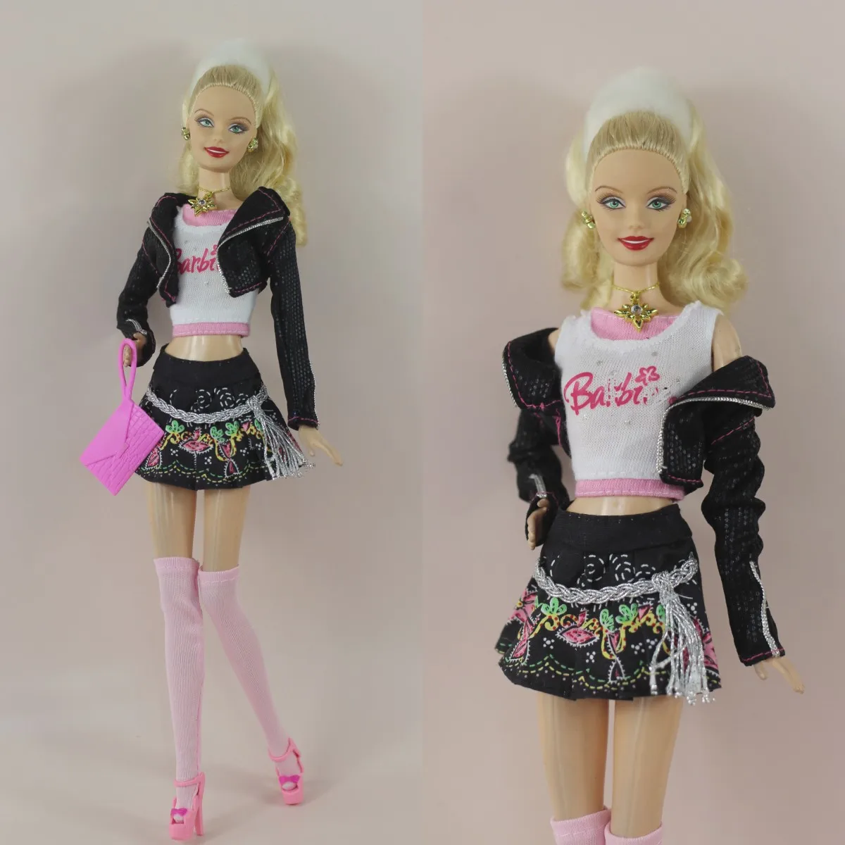 Apģērbu komplekts / mix stila krekls, mētelis top elsas īsi svārki soma, apavi, apģērbs, apģērbu 30cm Xinyi FR ST Barbie Lelle un aksesuāri1