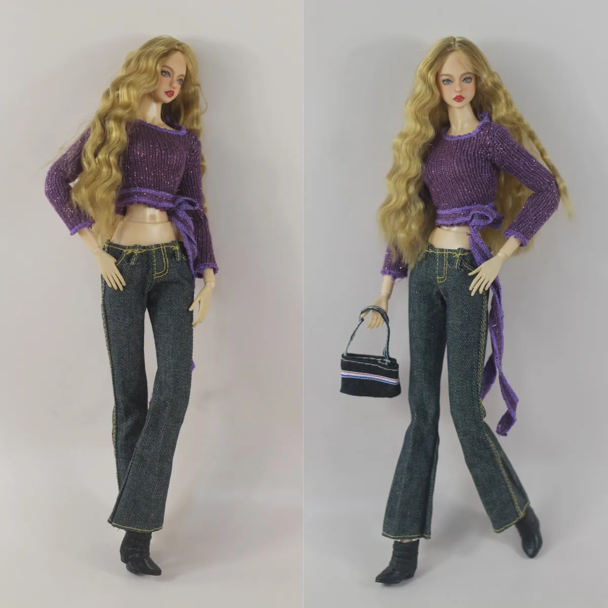 Apģērbu komplekts / mix stila krekls, mētelis top elsas īsi svārki soma, apavi, apģērbs, apģērbu 30cm Xinyi FR ST Barbie Lelle un aksesuāri3
